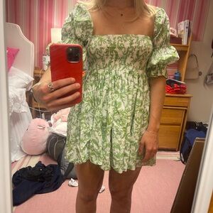 Misa Los Angeles Green Zadie Dress size XS